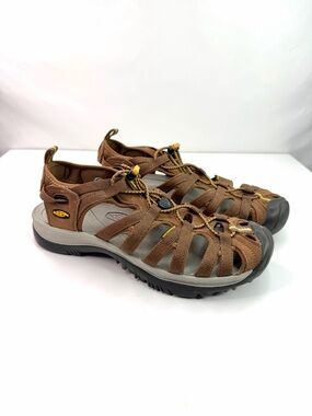 KEEN Brown Women’s Whisper Closed-Toe Hiking Sandals